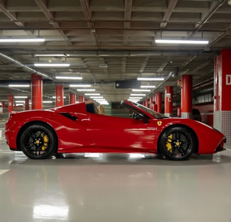 Ferrari 488 Spider Interior Marron